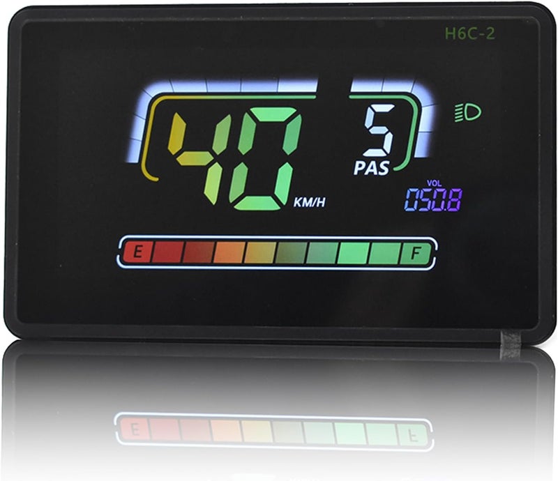Mcezdy شاشة LCD للدراجة الكهربائية، بروتوكول UART رقم 2، كمبيوتر دراجة ملون متصل بالتطبيق، مع منفذ شحن USB، شاشة لوحة لعداد السرعة والمسافة للدراجة - Image 1